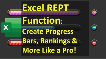 Excel REPT Function: Create Progress Bars, Rankings & More Like a Pro!