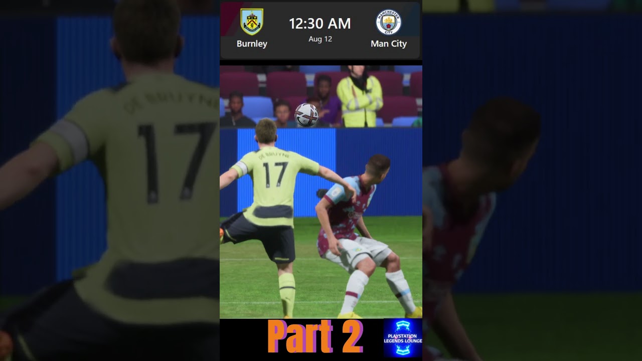 BURNLEY vs MAN CITY - Part 2 | AI prediction FIFA '23 | Aug 12, 2023, football match