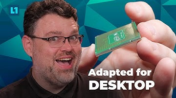 Mobile CPU with a built in Desktop Chipset Adapter