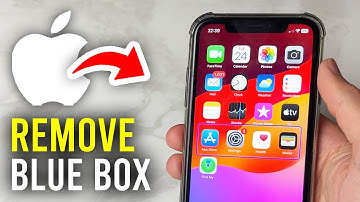 How To Remove Moving Blue Box On iPhone Screen - Full Guide