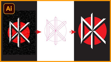 How to Vectorize Logos - Using the Line Segment & Shape Builder Tool - Adobe Illustrator Tutorial