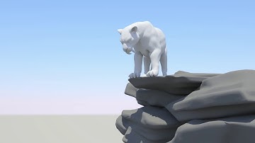 Creature animation study. Tiger.