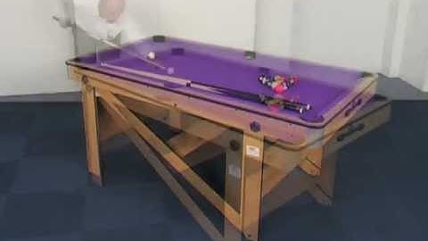 BCE Lay Flat Pool Table CP-6AG / CP-5AG www.topofthecue.com