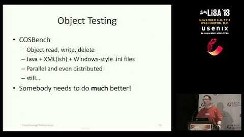 LISA13 - Storage Performance Testing in the Cloud