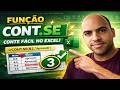 Como fazer a Função Cont SE no Excel