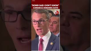 Lawmaker Cites Bondi Answer on Trump's Knowledge of Epstein Crimes