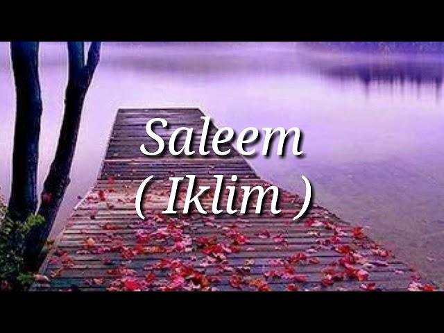 Lirik lagu Elusan Cinta - Saleem ( Iklim ) class=