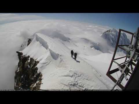 Timelapse Capanna Regina Margherita 4554m, Monte Rosa - 7 September 2020