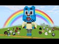 Survival Gumball With 100 Nextbots in Minecraft - Gameplay - Coffin Meme