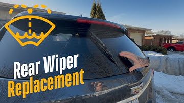 Cadillac XT5 Rear Wiper Blade Replacement | Quick & Simple Tutorial