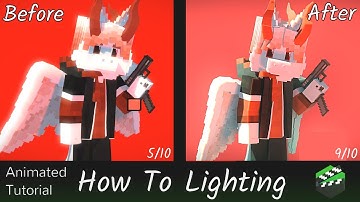 Mineimator 2.0 How to lighting