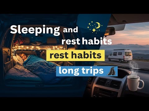 Sleeping and rest habits during long trips