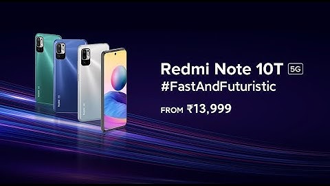 Redmi Note 10T 5G | Fast and Futuristic
