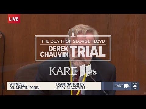 WATCH LIVE - Derek Chauvin Trial: Pulmonologist says George Floyd died from a 'low level of oxygen'