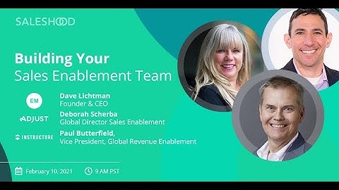 Webinar - Building Your Sales Enablement Team