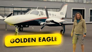 картинка: Это самый красивый самолёт в мире! Cessna 421 Golden Eagle