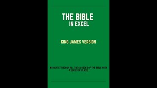 The Bible in Excel