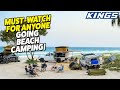 ESSENTIAL BEACH CAMPING TIPS AND TRICKS! How to camp better and more comfortably on the beach!