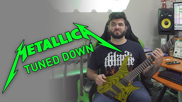 What If METALLICA Tuned Down (7 String Guitar Riffs)