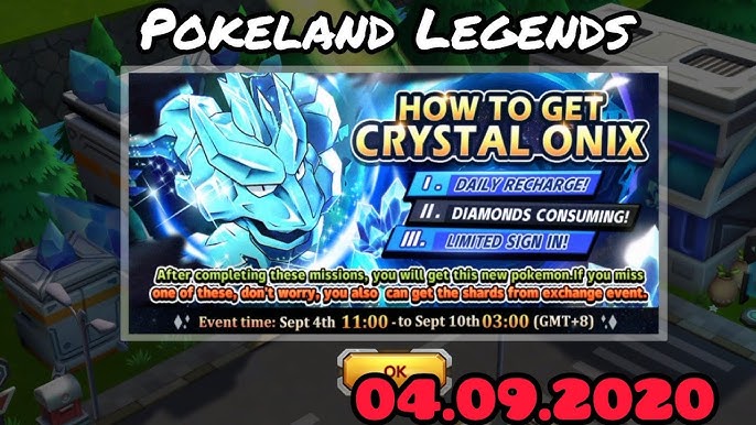 Crystal Onix - Pokeland Legends Club - Pokedex