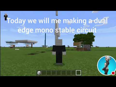 Minecraft how to make a dual edge monostable circuit
