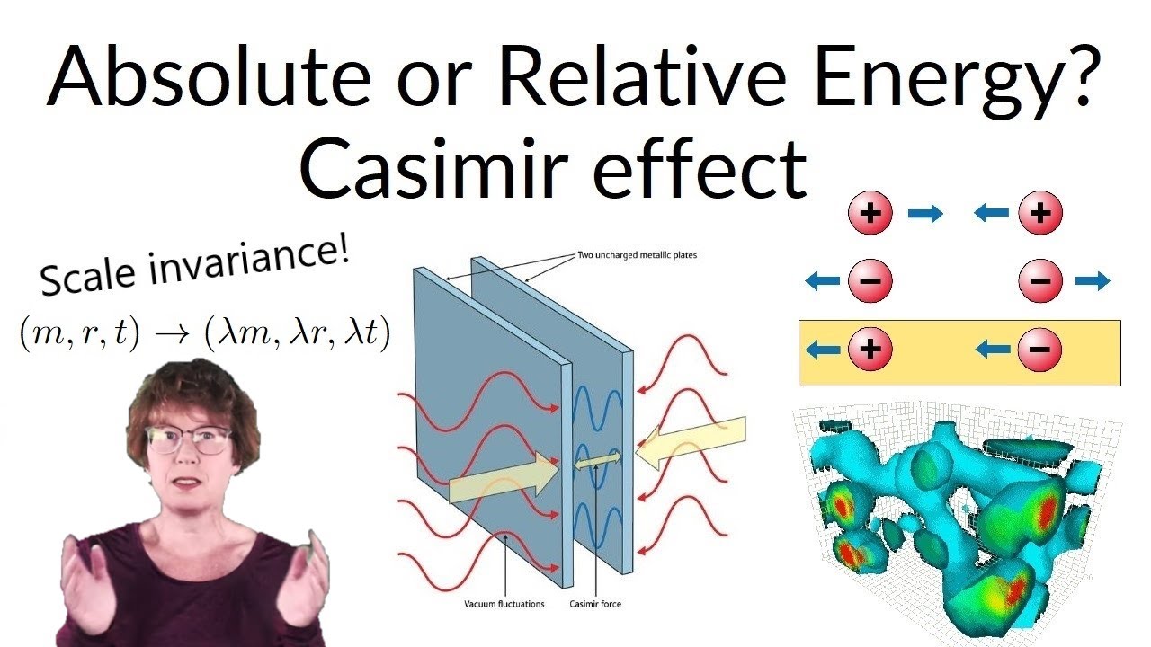Absolute or Relative Energy? & Casimir Effect Negative Energy - YouTube