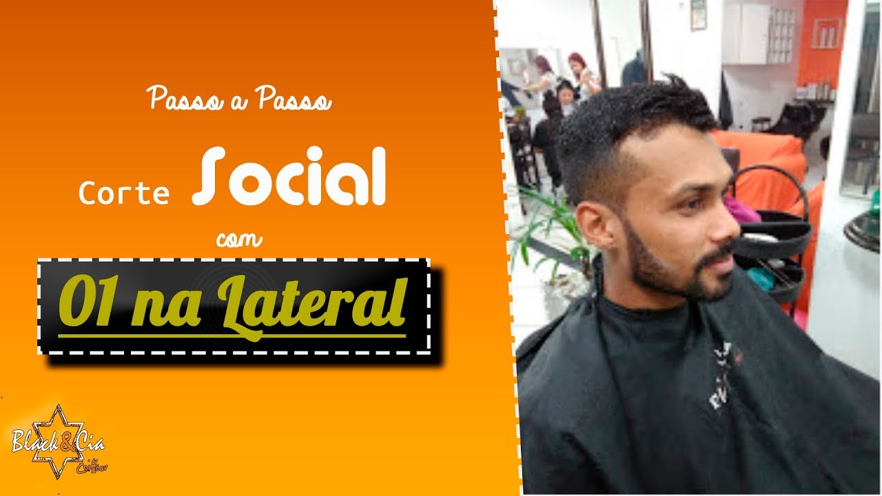 corte de cabelo masculino com maquina na lateral