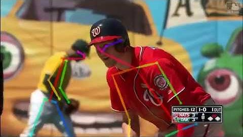 Open_Pose 研究 MLB player: Trea Turner