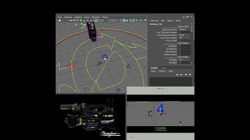 Camera rig in Autodesk Maya part 1 (Aim/focus points)