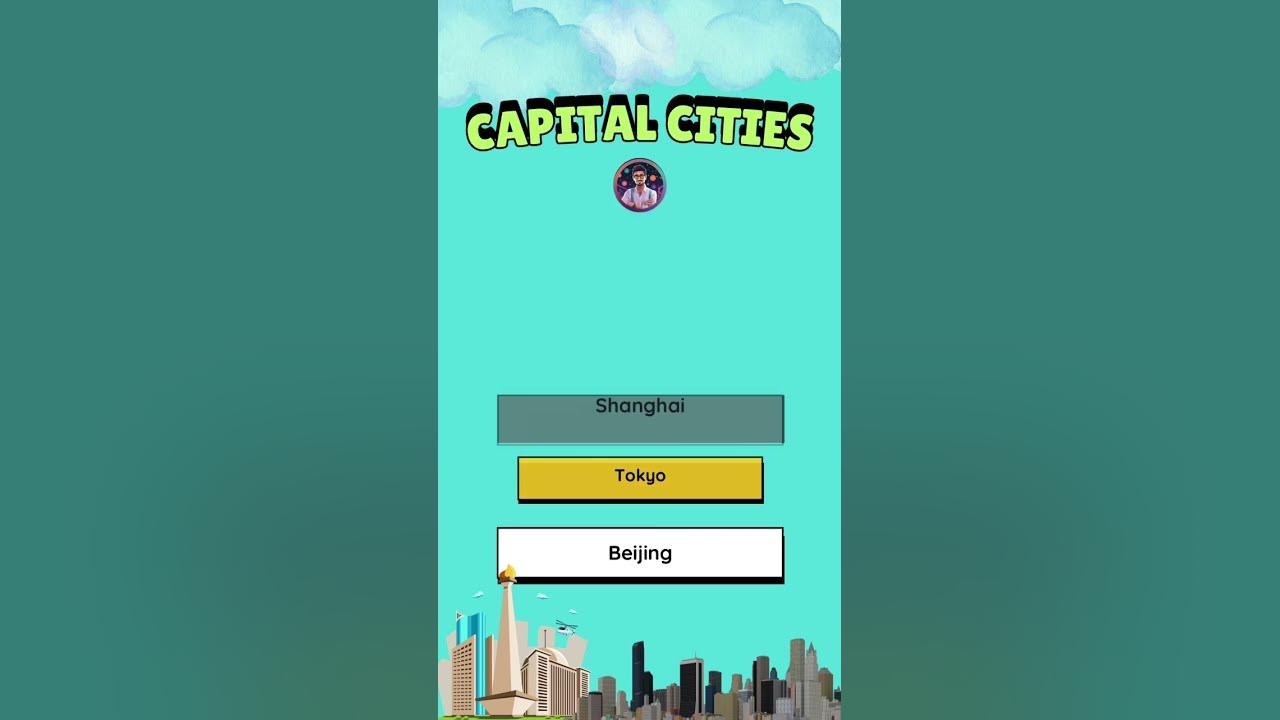 How many capital cities can you name? 🧠🌏 generalknowledge quiz trivia YouTube
