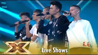 United Vibe Sing Niall Horan's Slow Hands | Live Shows Week 1 | The X Factor UK 2018