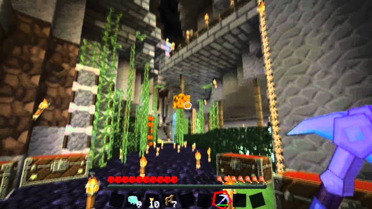 Minecraft: Hanging Lantern Decoration Tutorial - YouTube
