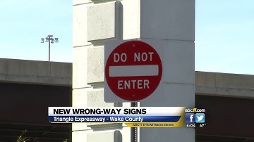 How the NCDOT plans to prevent wrong-way crashes