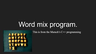 Word mix program screenshot 1