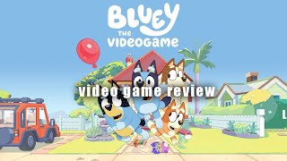 Bluey the video game review (Nintendo switch)
