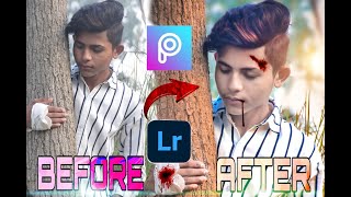 Blood manipulation photo editing Tutorial step by step in picsart (2021) | vijay mahar style screenshot 4
