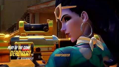 [OverWatch] DeadHeat - WidowMaker - POTG in JunkerTown