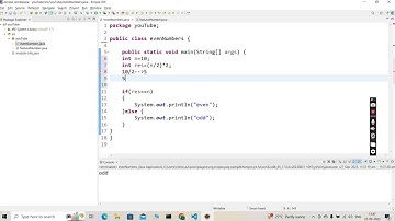 Java program to find even or odd without using modulo operator