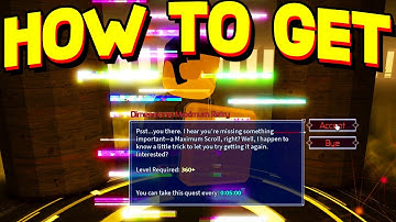 HOW TO FIND RETRY NPC LOCATION (FREE DIMENSIONAL MAXIMUM SCROLL) in JUJUTSU INFINITE! ROBLOX