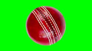 spinning Cricket ball Green screen copyright free screenshot 4