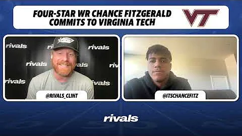 Virginia Tech lands four star WR Chance Fitzgerald