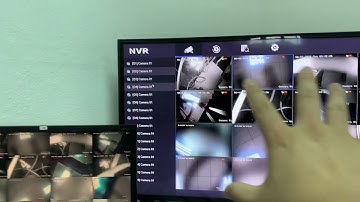 Hik Vision NVR DS-7716NI-K4 Dual Monitor Demonstrate 8MP Recording and Playback