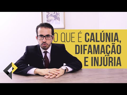 Vídeo: O que significa calúnia?