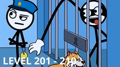 Thief Puzzle: To Pass A Level - Level 201 to 210 Solution - Thief Puzzle Game - Gameplay Walkthrough