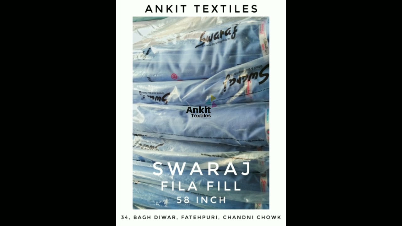 Swaraj fila fill 58 inches Available at Ankit Textiles 👔 | Uniform fabrics wholesaler 