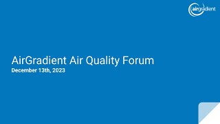 AirGradient Air Quality Forum December 2023 screenshot 3