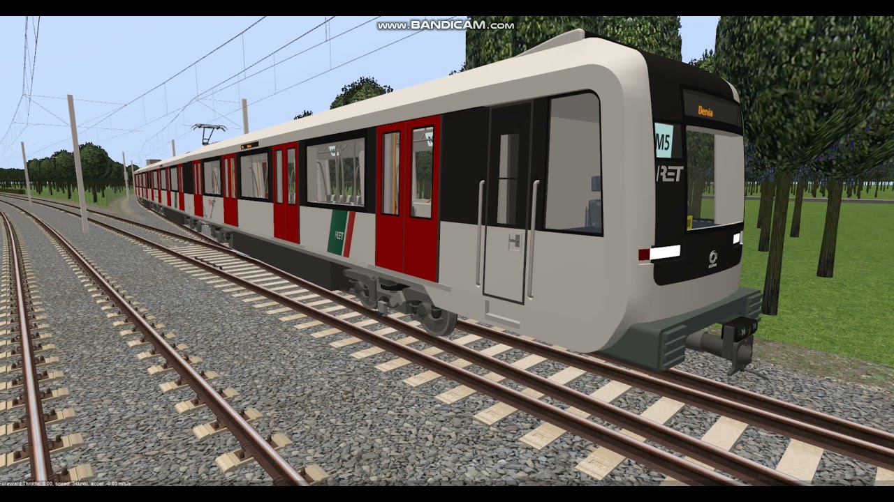 Metro simulator beta metro Amsterdam M5