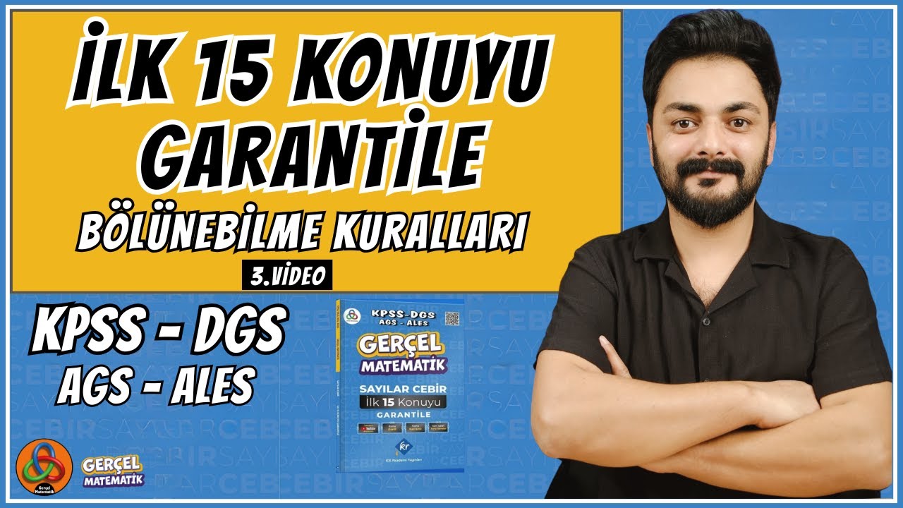 Bölünebilme Kuralları | 3. Video | 2026 | KPSS - DGS - AGS - ALES | Matematik | Sayılar Cebir Kampı
