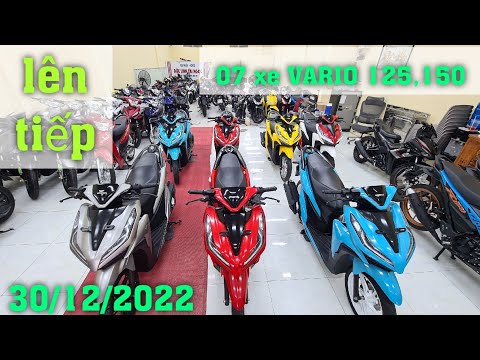 Video Báo giá xe cũ: Cập nhật giá Vario 125, Vario 150 chạy... - youtube