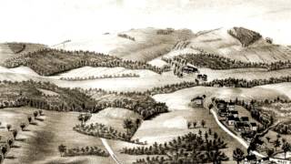 Antrim New Hampshire 1887 Panoramic Bird's Eye View Map 6389